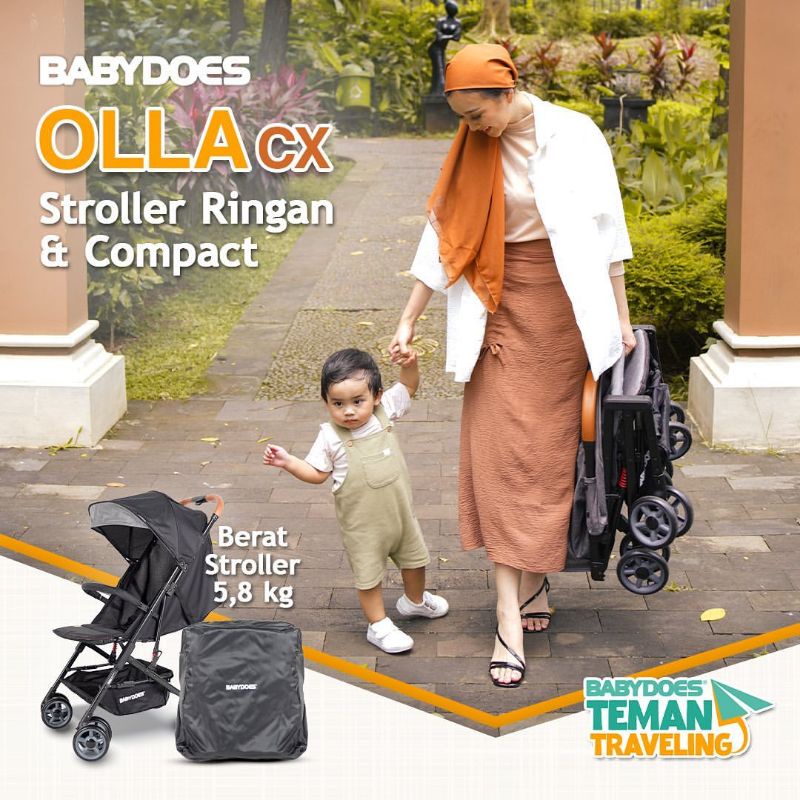 Stroller Cabin Size Babydoes Olla Cx Free Bag