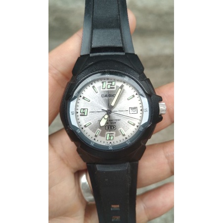 jam tangan casio mw 600 hd quartz stndar analog second