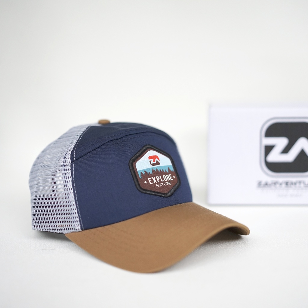 Zarventure Topi Trucker 94 Jaring Kanvas