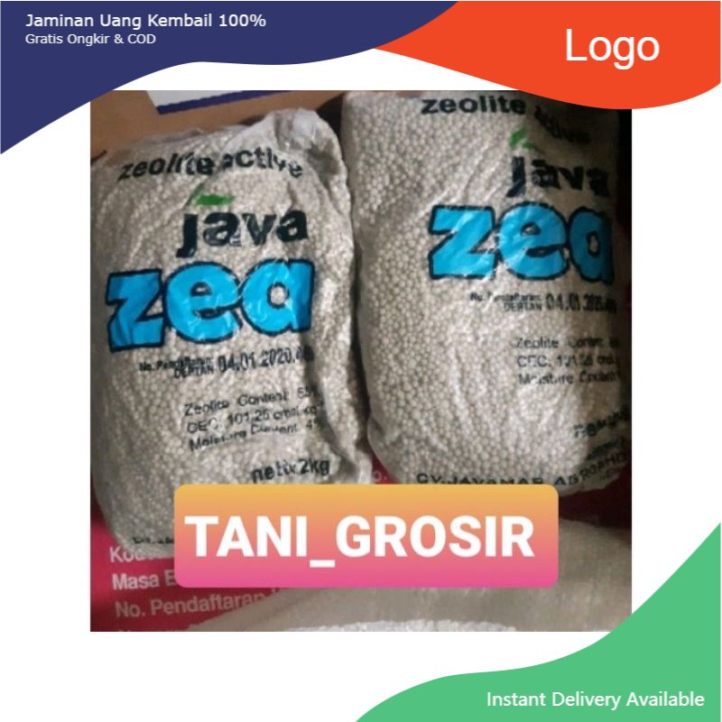 Java Zea Zeolit Aktif Kemasan 2kg
