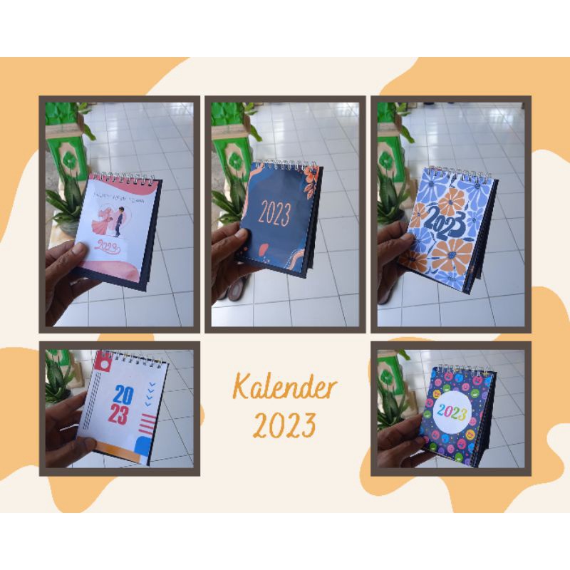 

kalender duduk mini