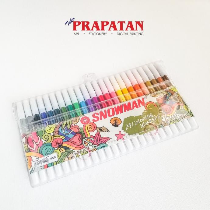 

SALE NOW SPIDOL SNOWMAN / SNOWMAN MARKER SET 24 WARNA PENGIRIMAN CEPAT