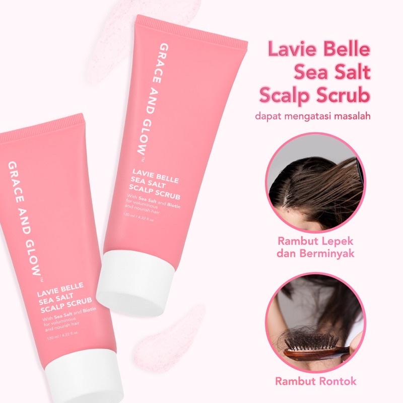 Grace And Glow Lavie Belle Sea Salt Scalp Scrub