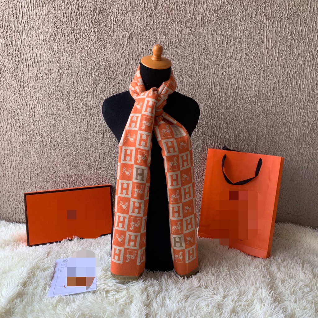 LUXY LX4029 SELENDANG PREMIUM WANITA SCARF / SYAL H BRANDED FREE BOX + PAPERBAG KUALITAS PLATINUM