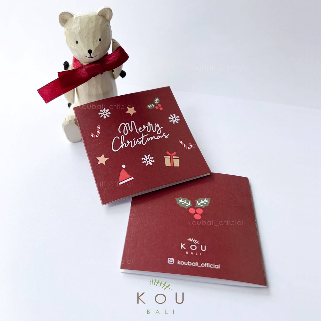 

KOU BALI - Greeting Card - Christmas/Natal