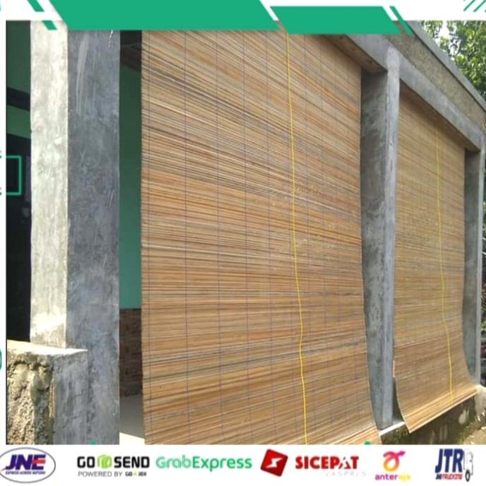 TERLARIS kirai/tirai rotan halus size-L2m x T-2m /GORDEN JENDELA/GORDEN PINTU/GORDEN BLACKOUT/COVER 