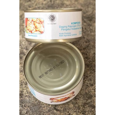

⇬ Fancy Pink Crabmeat in Brine/ Daging Kepiting Rajungan Olahan Kaleng ヸ