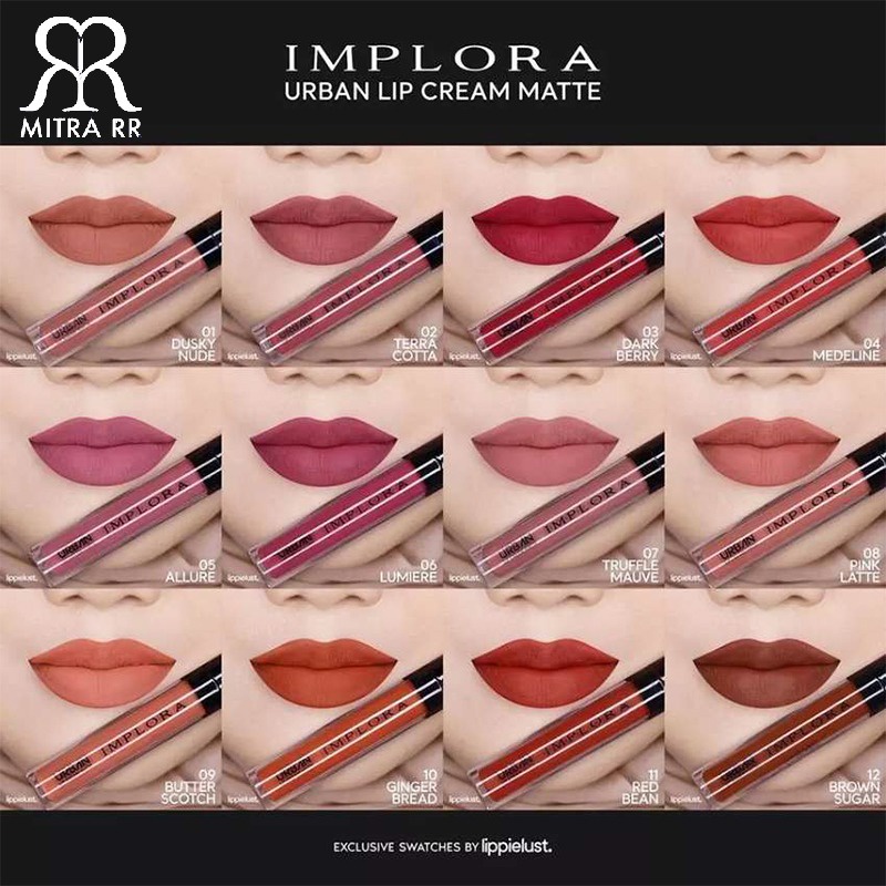 Implora Urban Lip Cream Matte Velvet / Lipcream Lipstick Lip liquid
