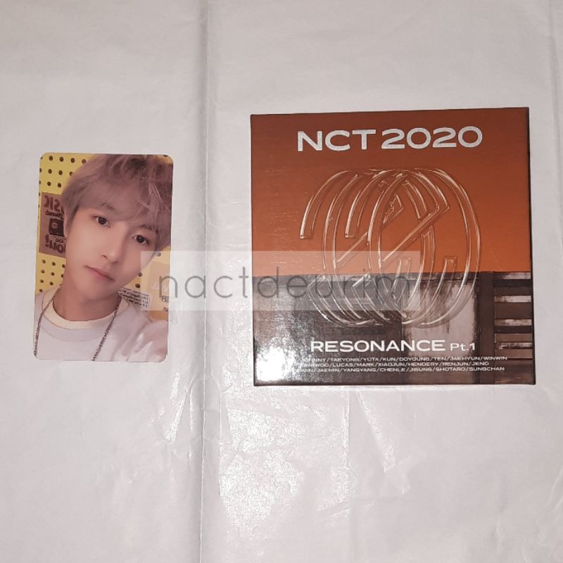 nct 2020 resoanance pt 1 kihno album renjun pc