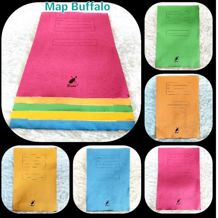

♟ (5lbr)Map Buffalo Biola Folio Merah/Kng/Hj/Br/Orange ス