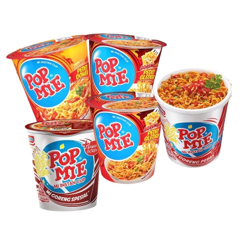 POP MIE INSTANT 75GR KUAH GORENG PEDAS [SWEETSPACE]