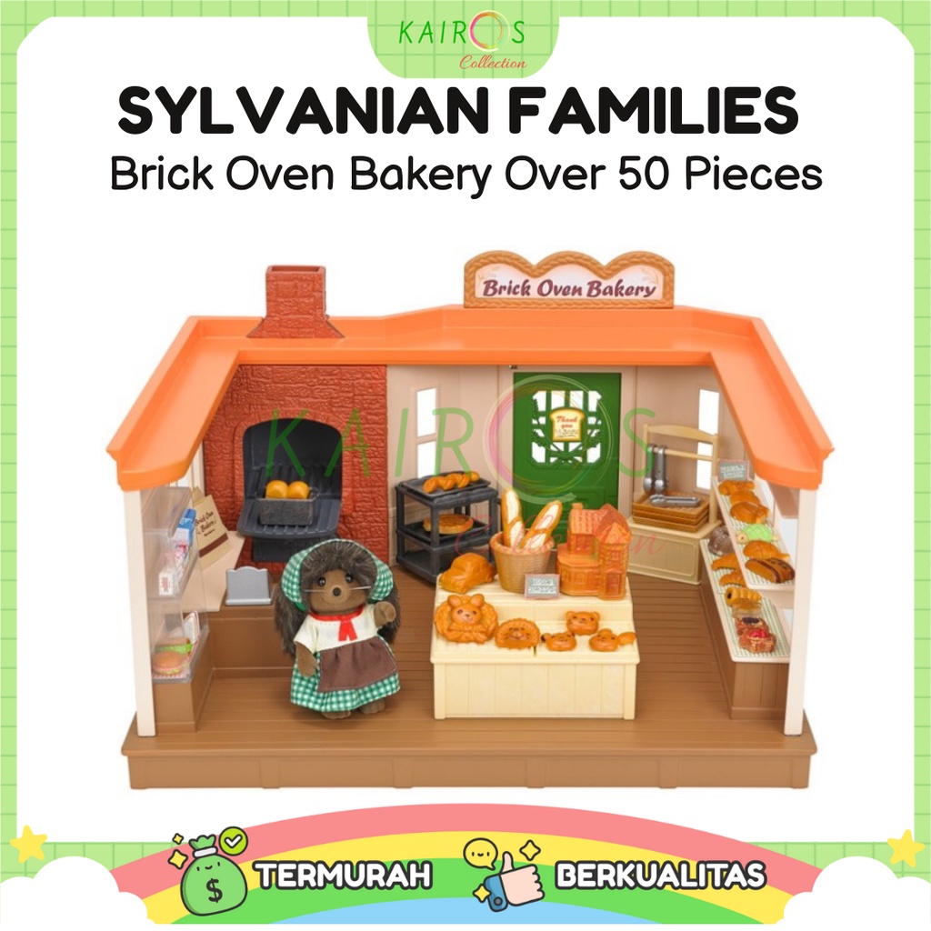 Sylvanian Families Brick Oven Bakery Over 50 Pieces