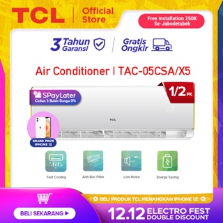 TCL AC 1/2 PK STANDART AC -TAC-05CSA/X5 [INDOOR + OUTDOOR ONLY]