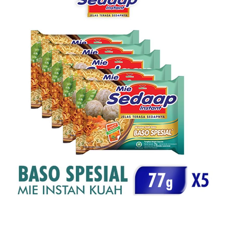 

8.8 HARGA GROSIR Mie Sedaap Baso Special 77gr x5