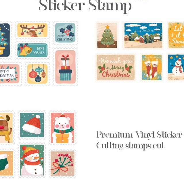 

[No Minimum] Sticker Stamp Christmas Exclusive by bungkusanyuk