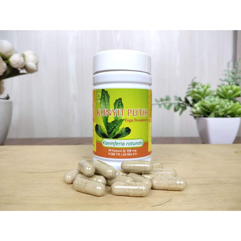 kapsul kunyit putih herbal kunyit putih toga nusantara