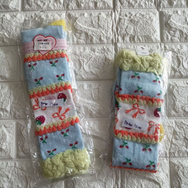 KAOS KAKI PANJANG ANAK SELUTUT MOTIF PROMO