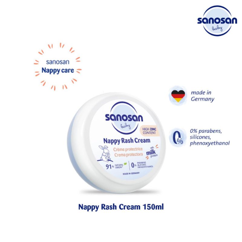 SANOSAN NAPPY RASH CREAM - exp 2025