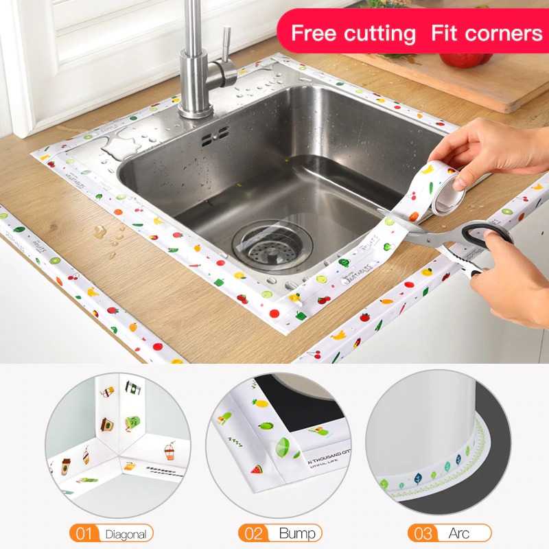 SPG Sticker Anti Jamur Adhessive Anti-Mold Waterproof 3.7CM x 3.2M - CN1333