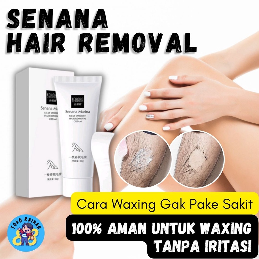 Jual Senana Original Hair Removal / Sugar Wax Waxing Kit / Krim Penghilang Bulu Ketiak Kaki
