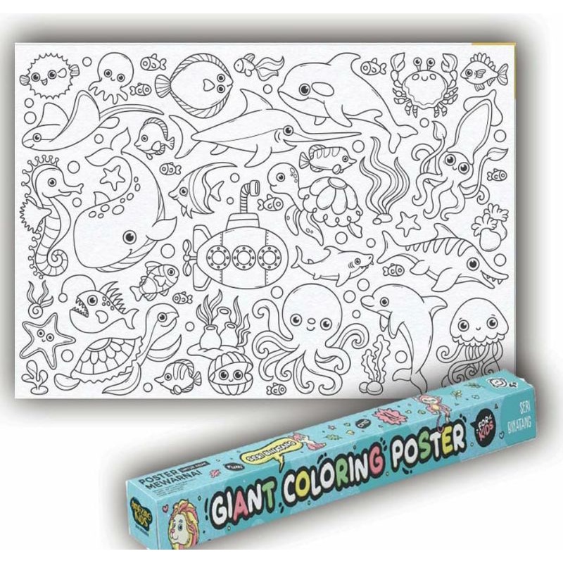 

Giant Coloring Poster (isi 3 pcs)