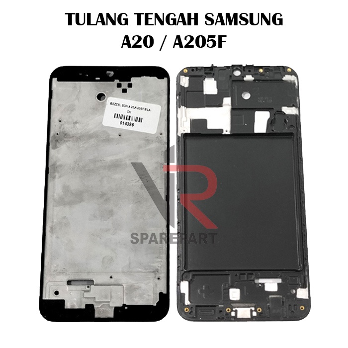 TULANG TENGAH SAMSUNG A20 / A205 / BEZZEL / MIDDLE FRAME