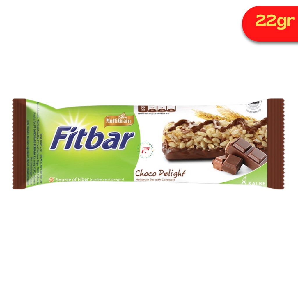 FITBAR 22 Gram  MULTIGRAIN OAT , GANDUM , CEMILAN ENak (CHOCOLATE/NUT/FRUIT/TIRAMISU)