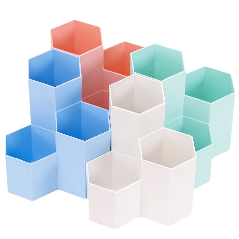 ♚𝐓𝐒 𝟗𝟑𝟏♚Kotak Pensil Organizer 3 Layer Tempat Pensil 3 Slot 3 in 1