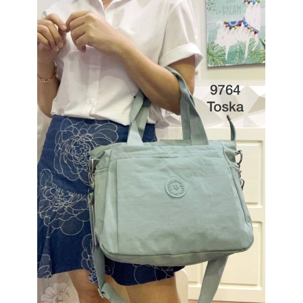 NEW ITEM fashion tote sling import parasut kode 9674