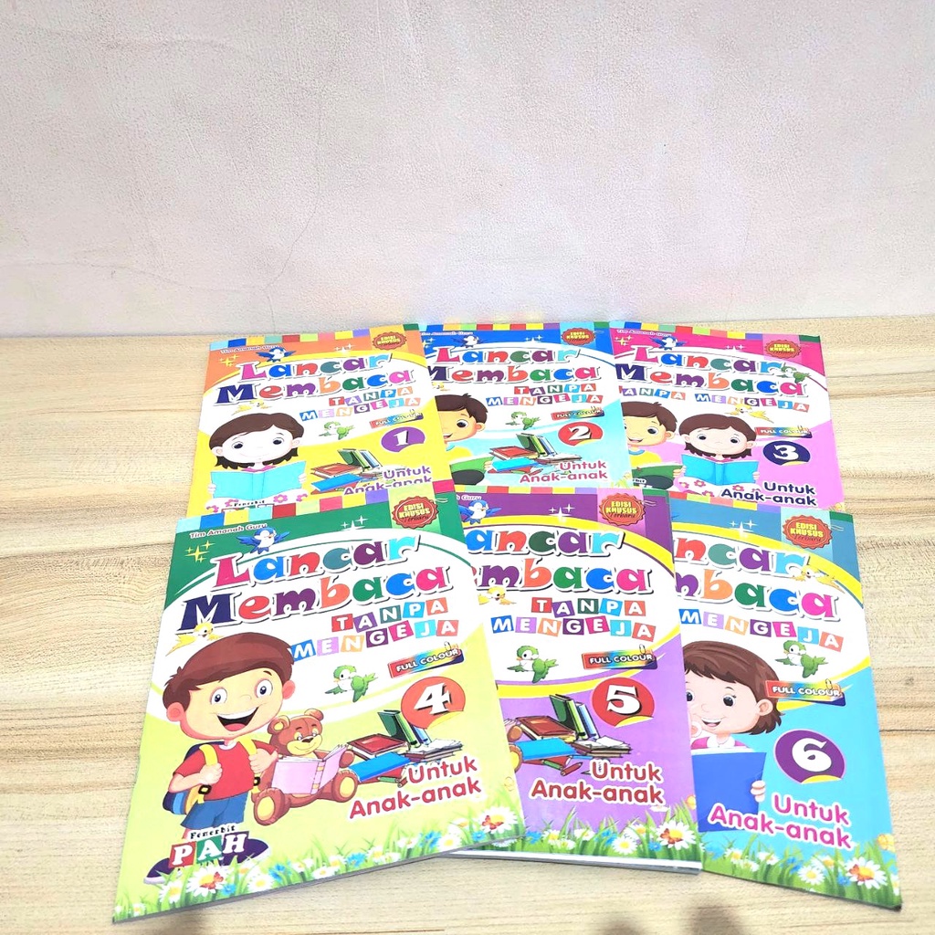 Jual Buku Anak TK Lancar Membaca Tanpa Mengeja/Buku PAUD TK Belajar ...