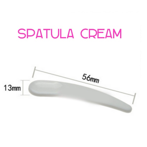 ❤ IJN ❤ Mini Spatula Cream untuk krim kosmetik masker spatula plastik kecil