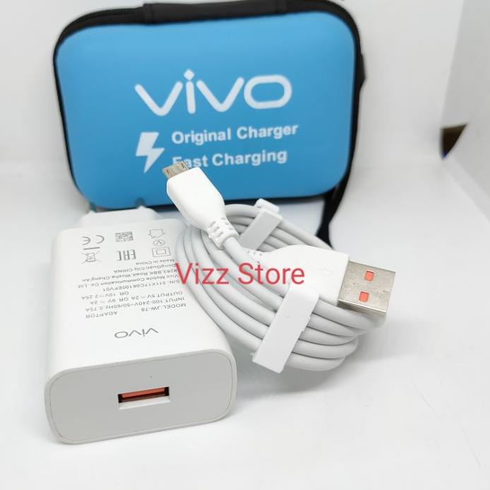 라마 Charger Vivo Original Charger Fast Charging Kabel Micro - Type C Plus Dompet Trend