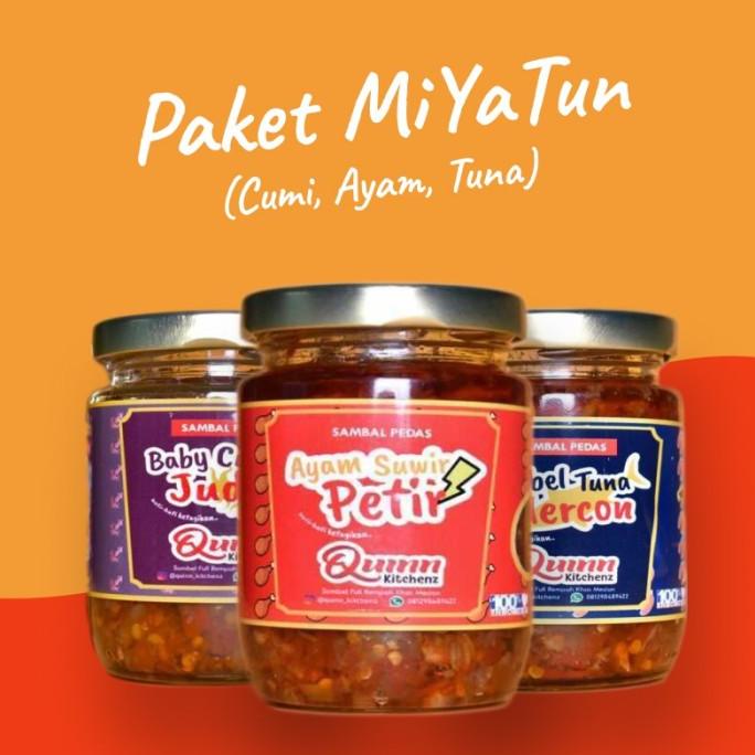 

Pedas MiYaTun Quinn Kitchen Cumi - Tuna Sambal Ayam Paket by