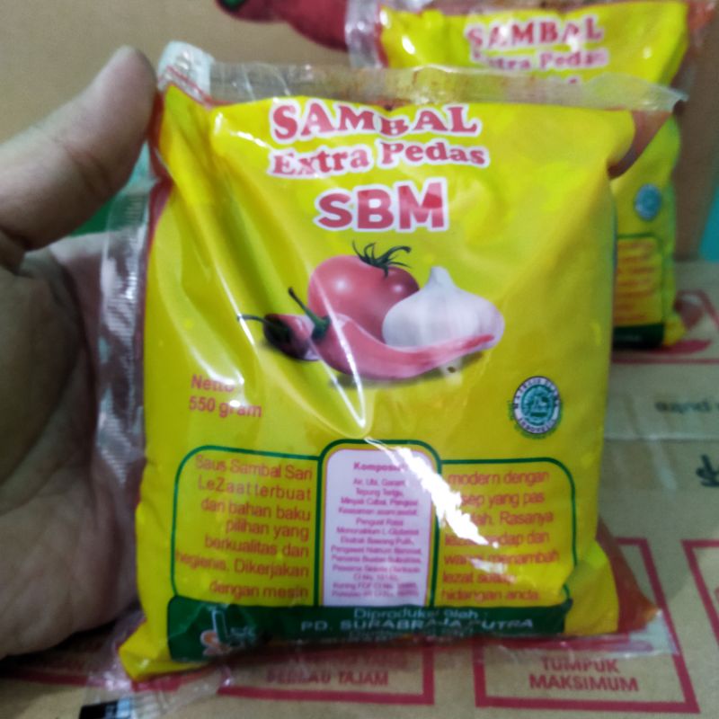 Saus Sambal Extra Pedas SBM 550gr