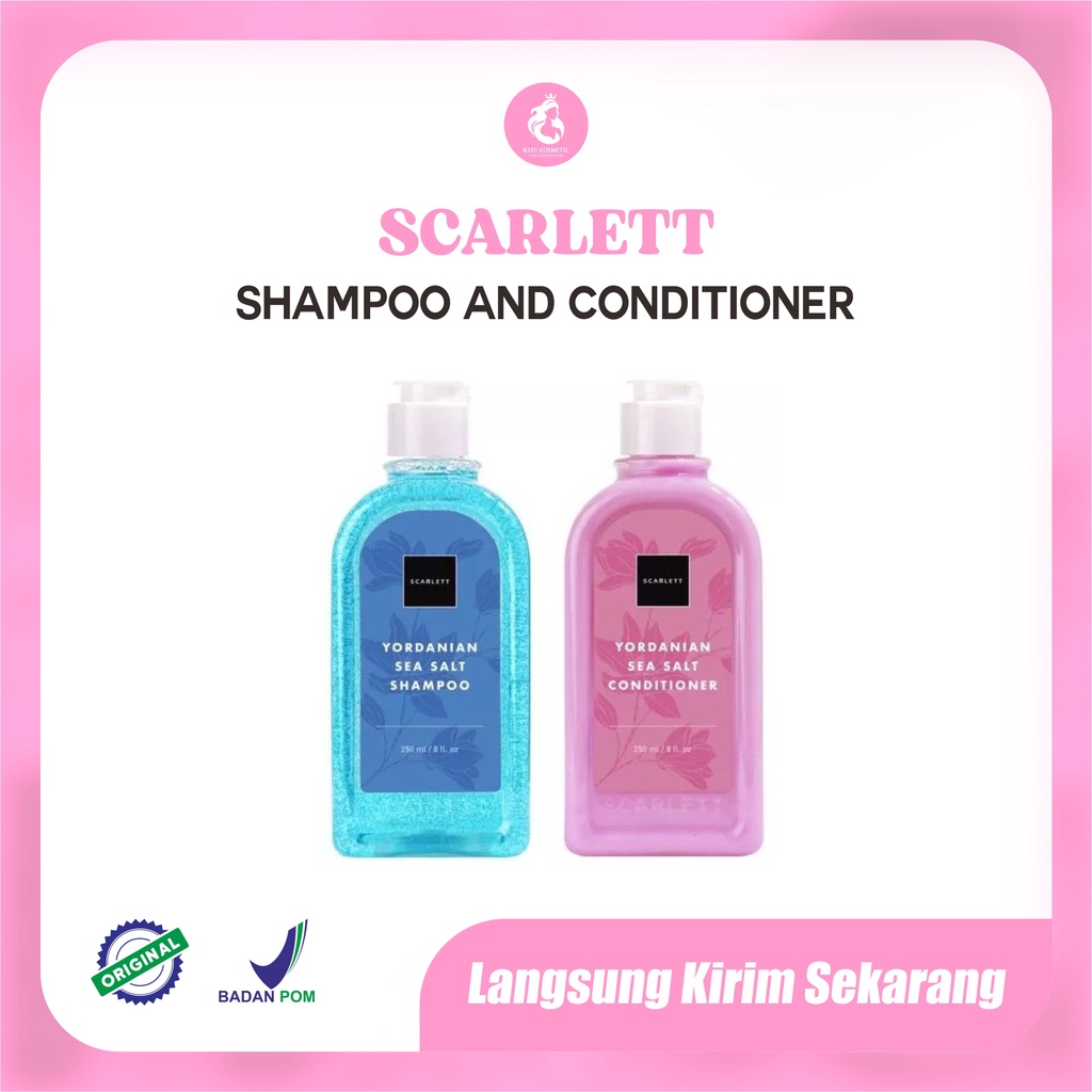 Scarlett Whitening Yordanian Sea Salt Shampoo/Conditiner