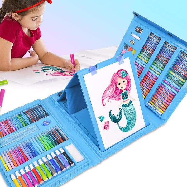 

Model Baru { OMG } 208pcs Crayon Anak Set Isi 208 Pcs / Set Alat Menggambar Melukis Anak Crayon Cat Pensil*