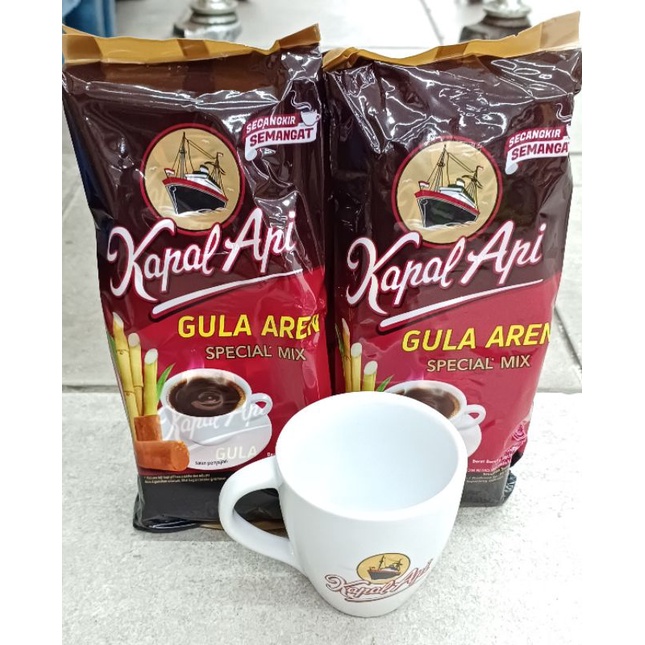 Kapal Api Special Mix Gula Aren isi 10sachet/bag (paket 2bag free mugh)