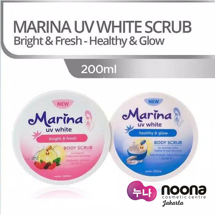 MARINA BODY SCRUB UV WHITE 200ML -NJ