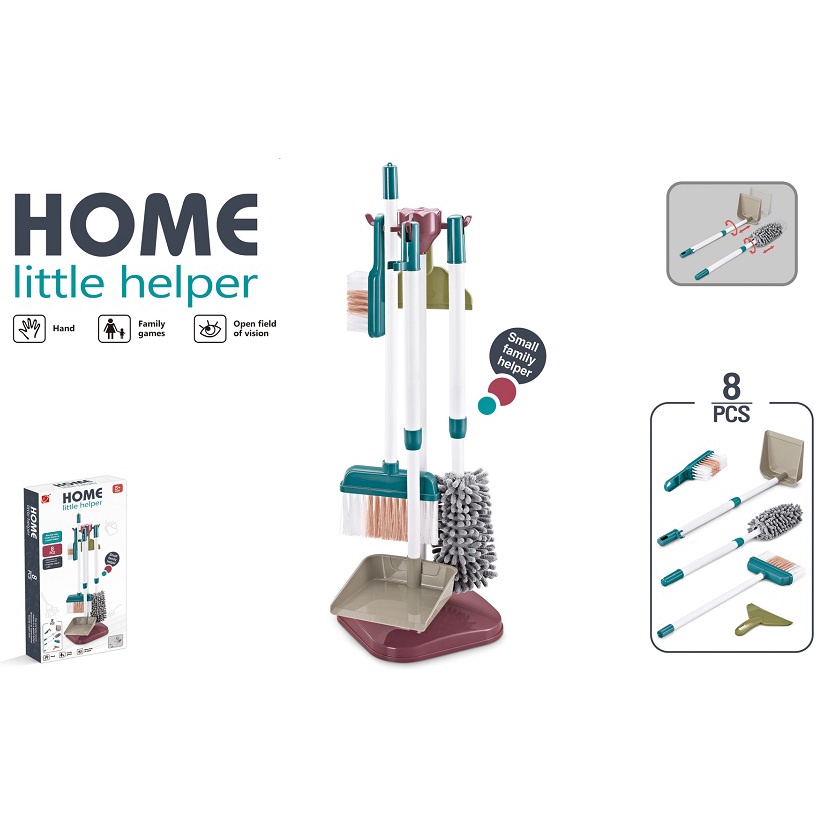 Mainan Anak Peran Rumah Tangga Kebersihan Little Helper Cleaning Set