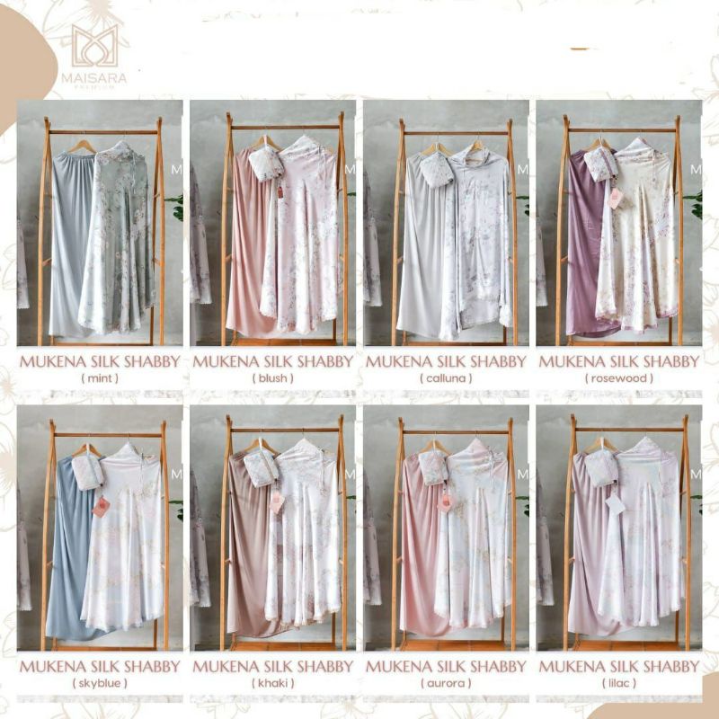 MUKENA SILK SHABBY MAISARA PREMIUM