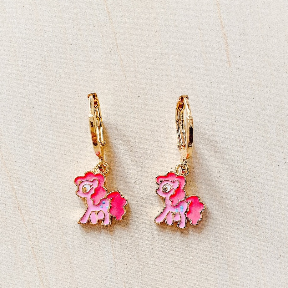 Anting Anak Poni Pinky Terbaru Gold