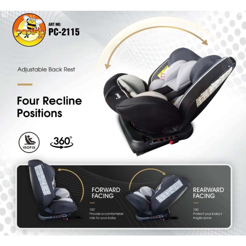 CAR SEAT BAYI SPACE BABY CARRIER 1655 / KURSI DUDUKAN MOBIL SB 1655 / ESTEEM / DRIVER / SB 2115