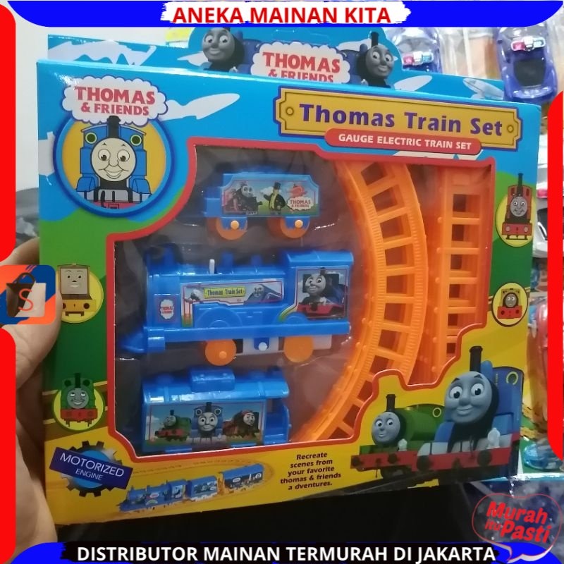 Mainan Anak Mainan Rel Kereta Api Elektrik Thamos Gerbong lengkap set