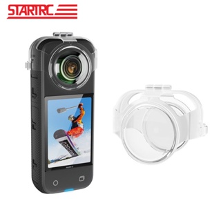 Startrc Untuk Insta360 X3 Lens Guard Cover Pelindung Anti Gores Untuk Insta360 One X3 Sports Action Cameras Transparent Cover