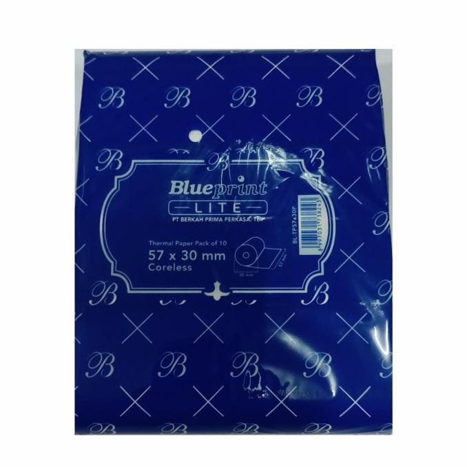 

KERTAS THERMAL | KERTAS STRUK| KERTAS PARKIR BLUEPRINT 57 X 30 LITE