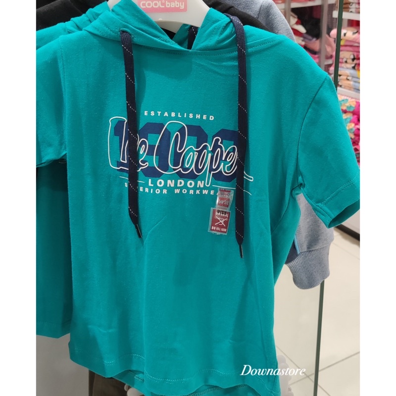Kaos hoodie anak laki-laki brand Lee cooper (6bulan-3tahun)