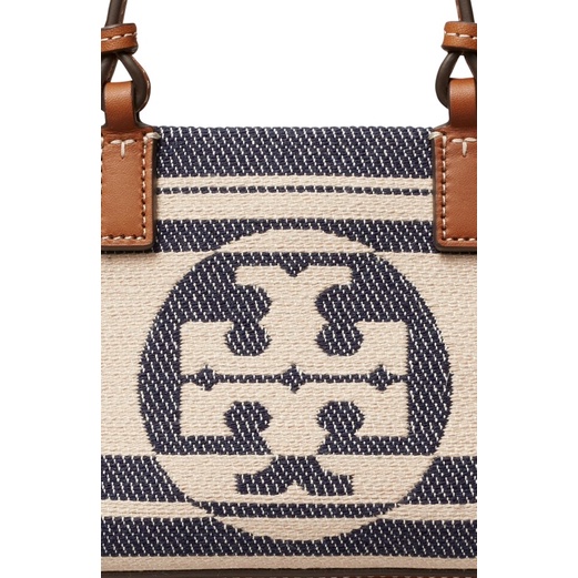 Tory Burch Ella Micro Tote Webbing PatchWork