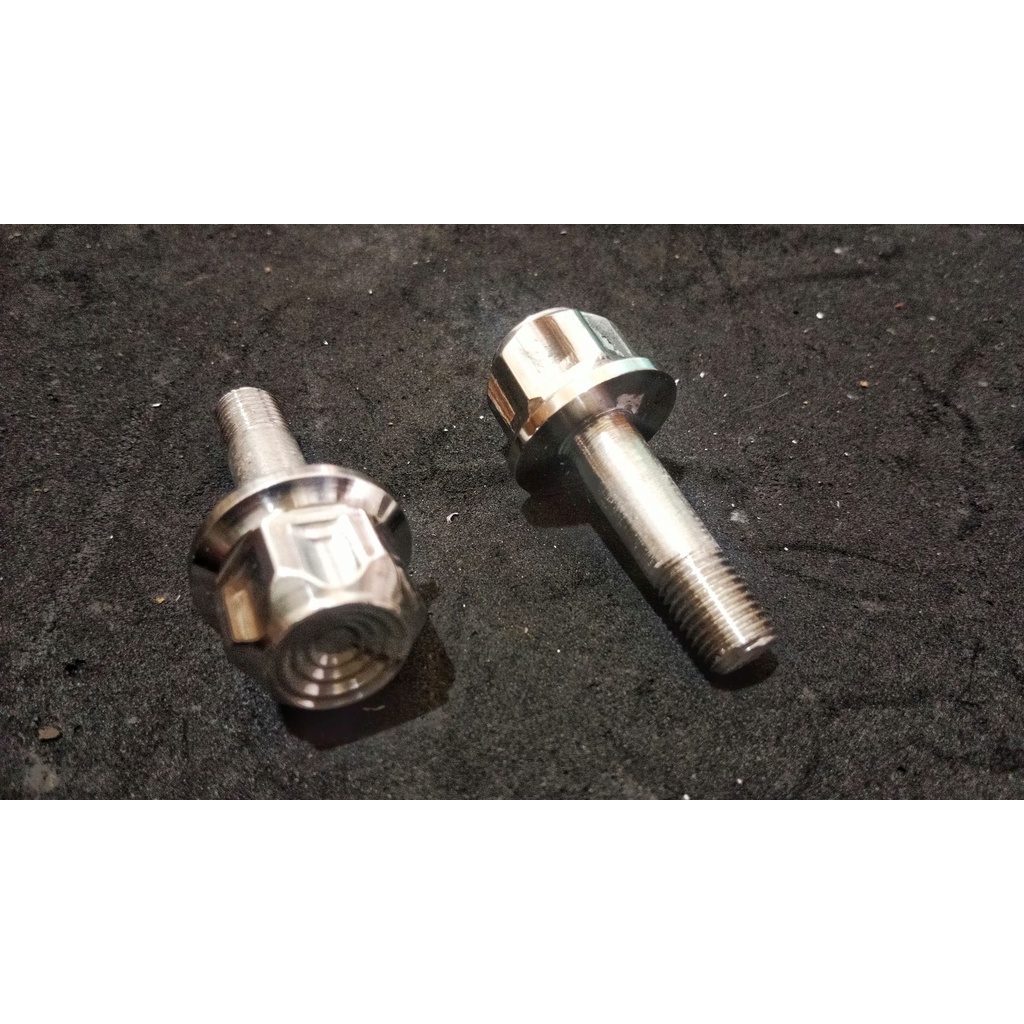 Baut Monel Shock Bawah Stainless Baut Shock Stenlis (1set 2pc)