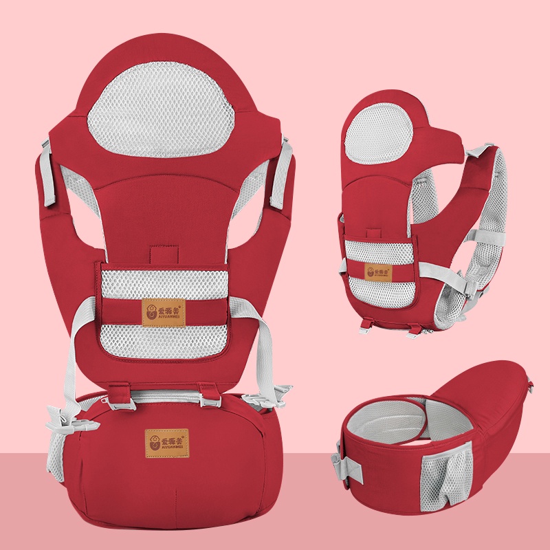 Gendongan Bayi Hipseat 0 - 36 Bulan / Baby Carrier M Shape Original / SSC Ergonomis / Perlengkapan Bayi