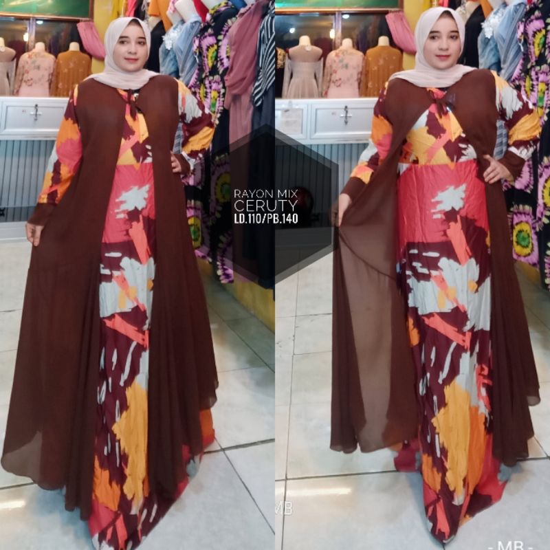 gamis rompi ceruty